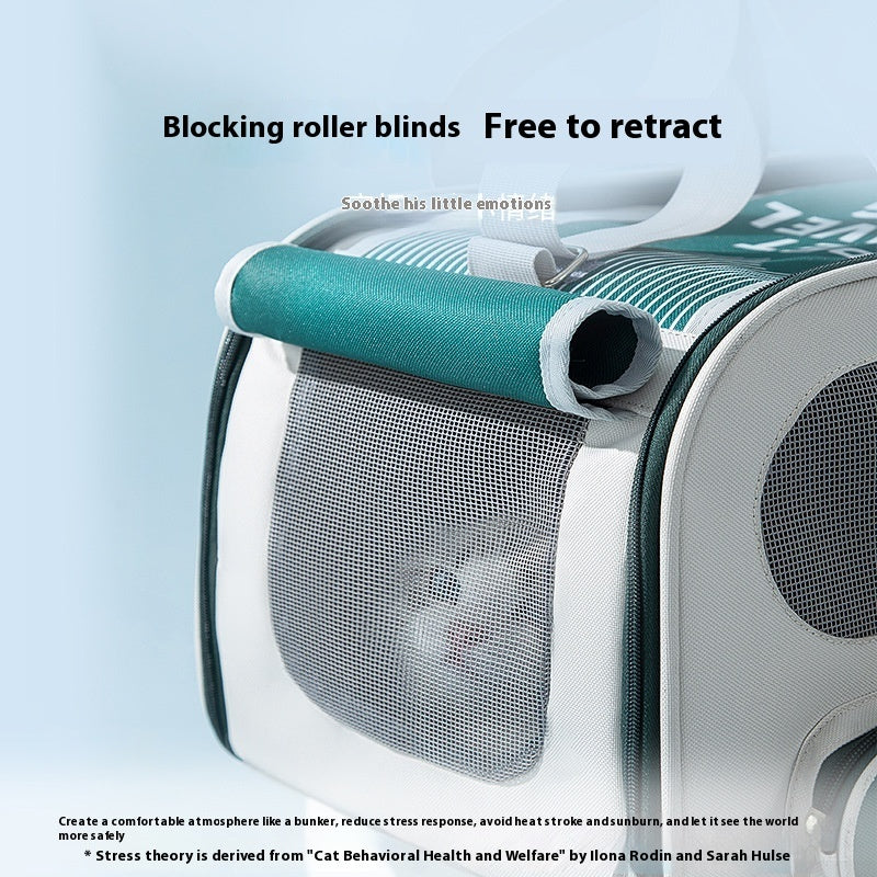 Large Capacity Travel Carrier for Cats & Small Dogs