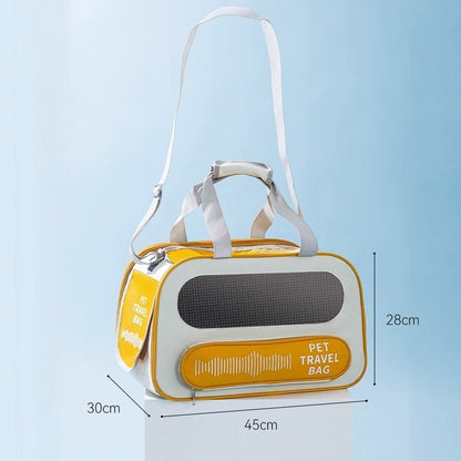 Large Capacity Travel Carrier for Cats & Small Dogs