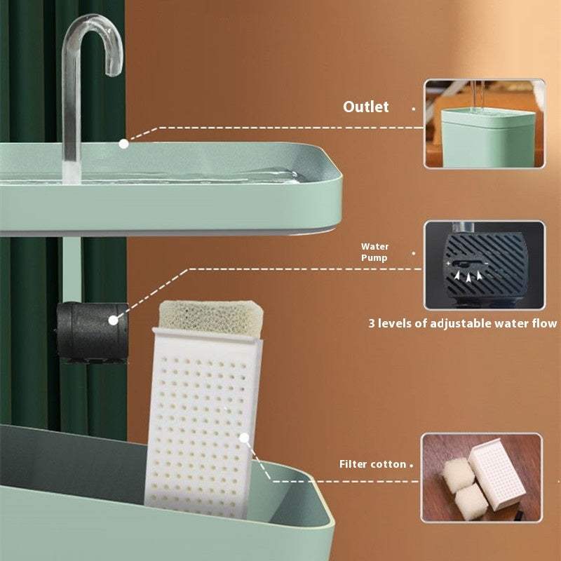 Intelligent Circulation & Fresh Flow Water Fountain