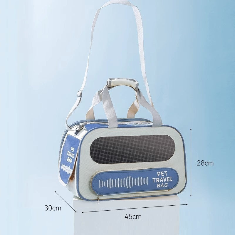 Large Capacity Travel Carrier for Cats & Small Dogs